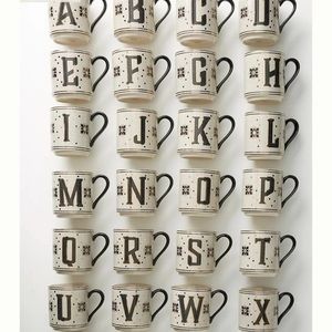 Tiled Margot Monogram Mug “J”